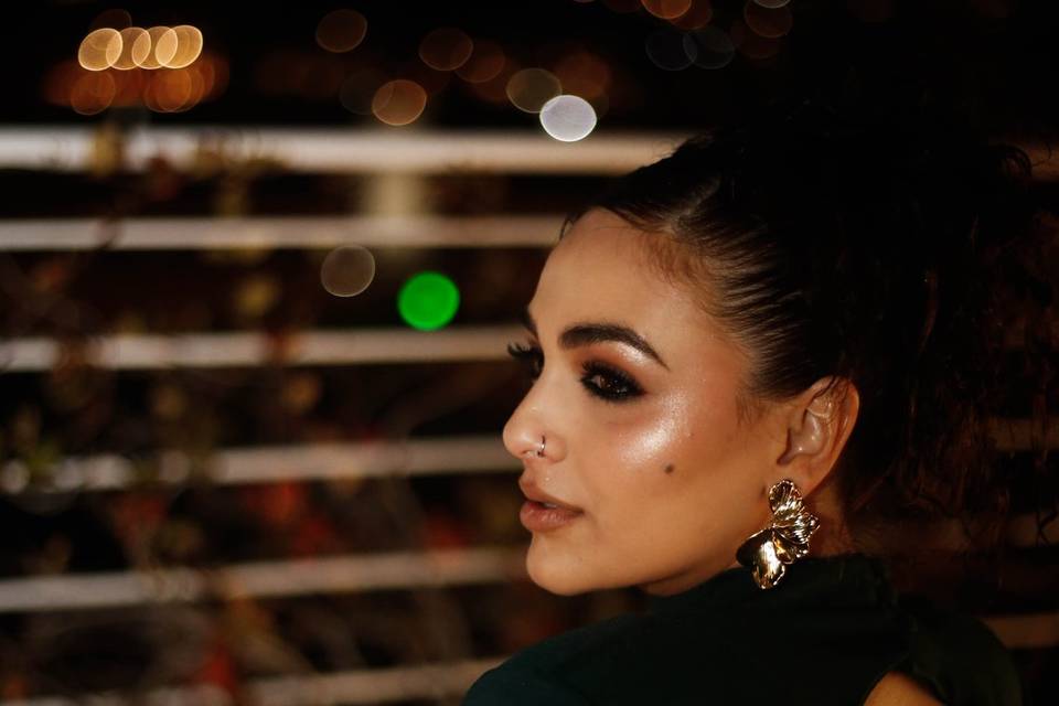 Make-up serale con focus occhi