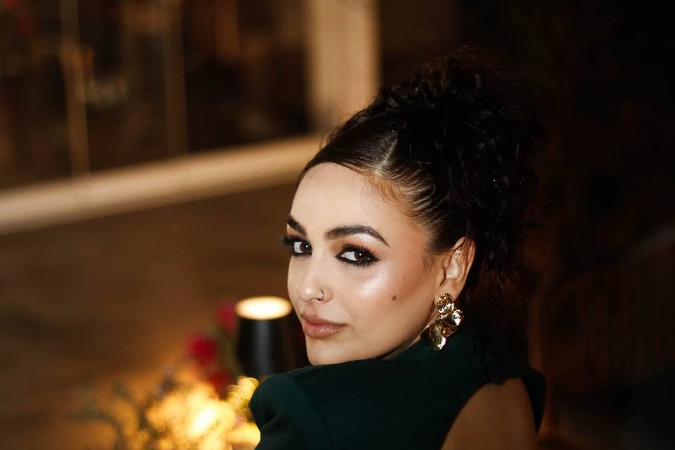 Make-up serale con focus occhi