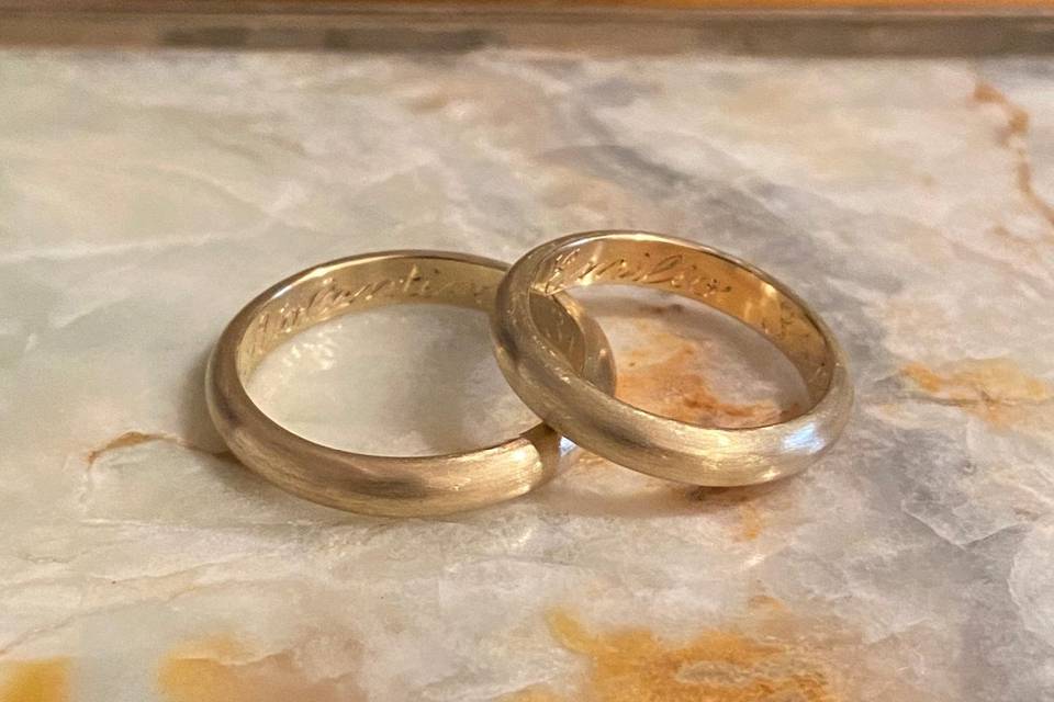 Fedi oro 18k giallo grezzo