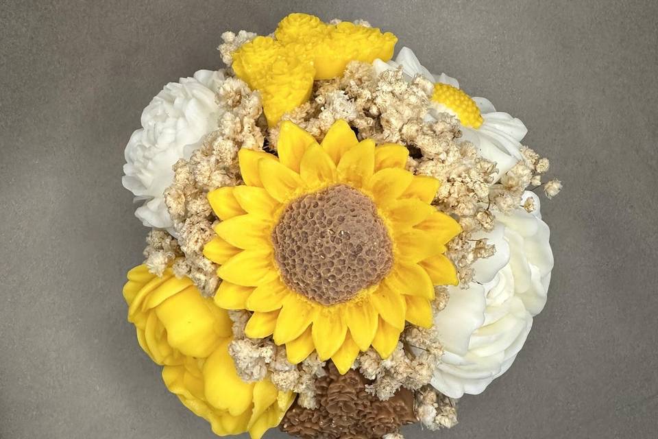 Bouquet in cera di soia