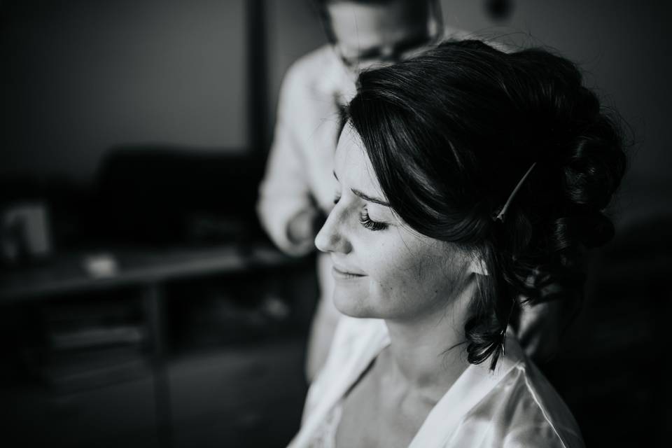 Preparazione sposa