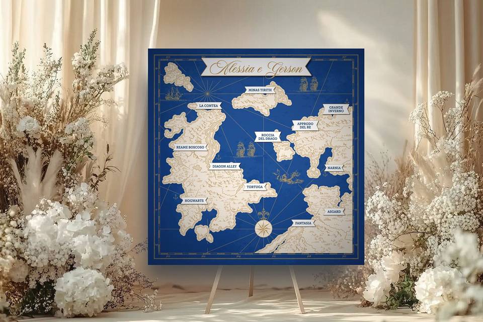 Tableau de Mariage tematico