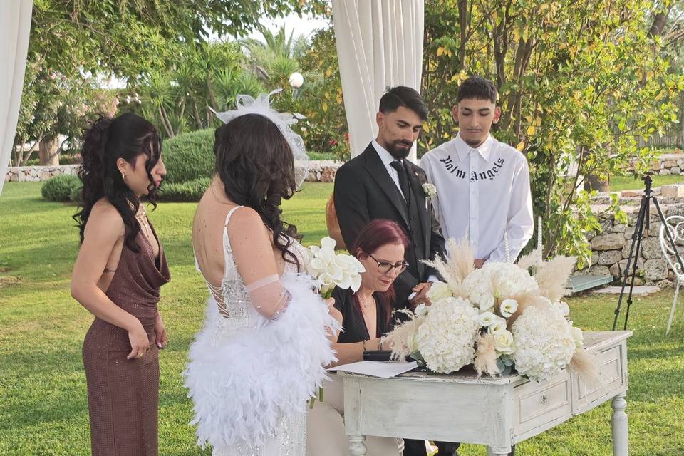 Cerimonia Miriam e Cristian