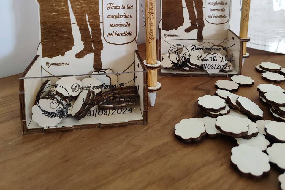 Tag per guest book matrimonio