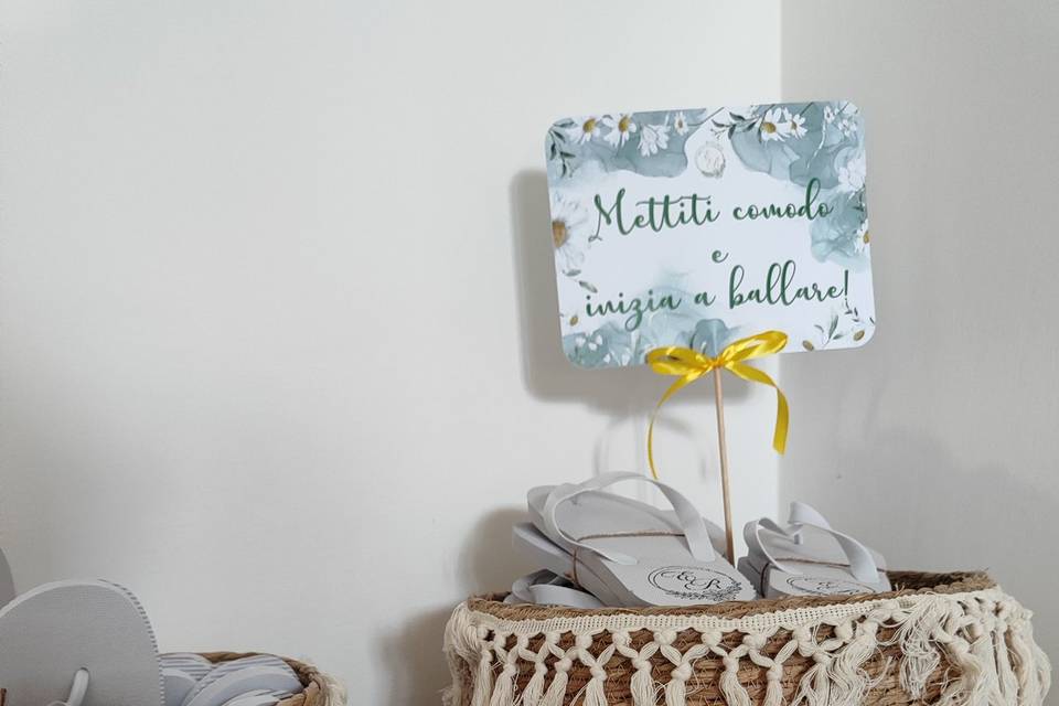 Infradito per invitati