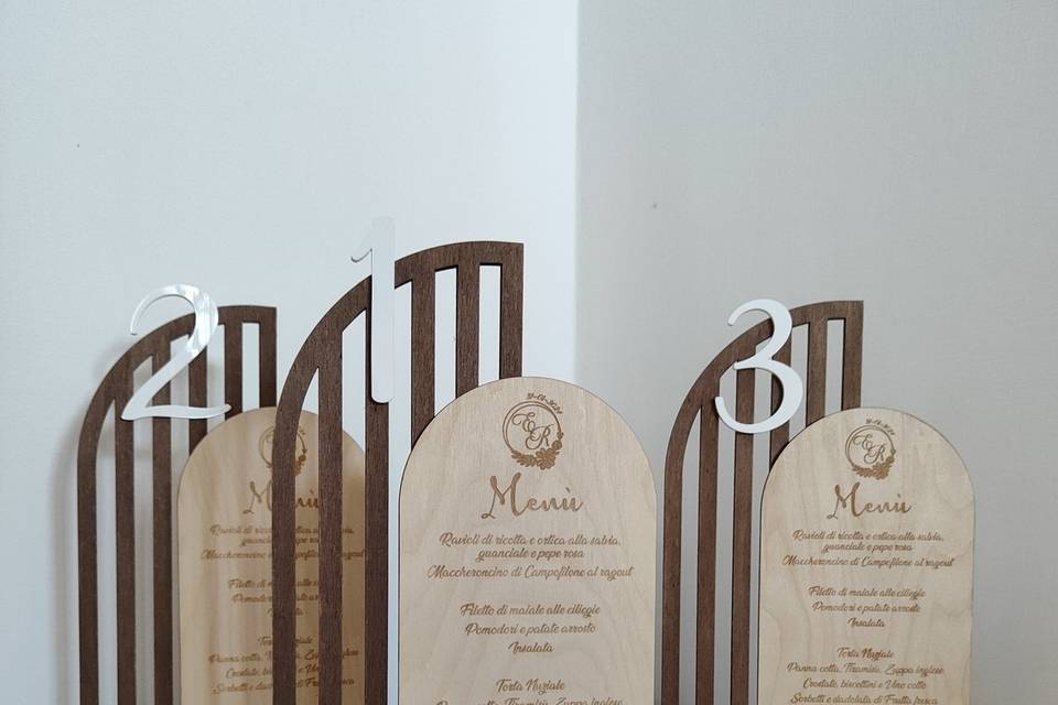 Segna tavolo e menù