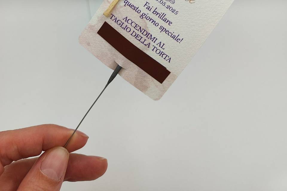 Scintille taglio torta
