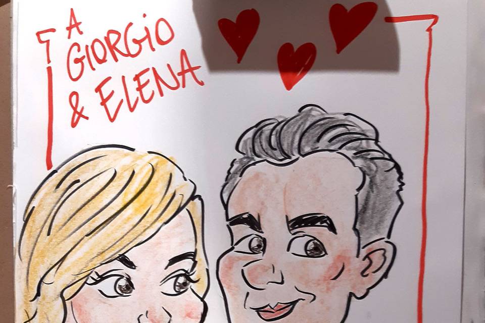 Caricatura a colori