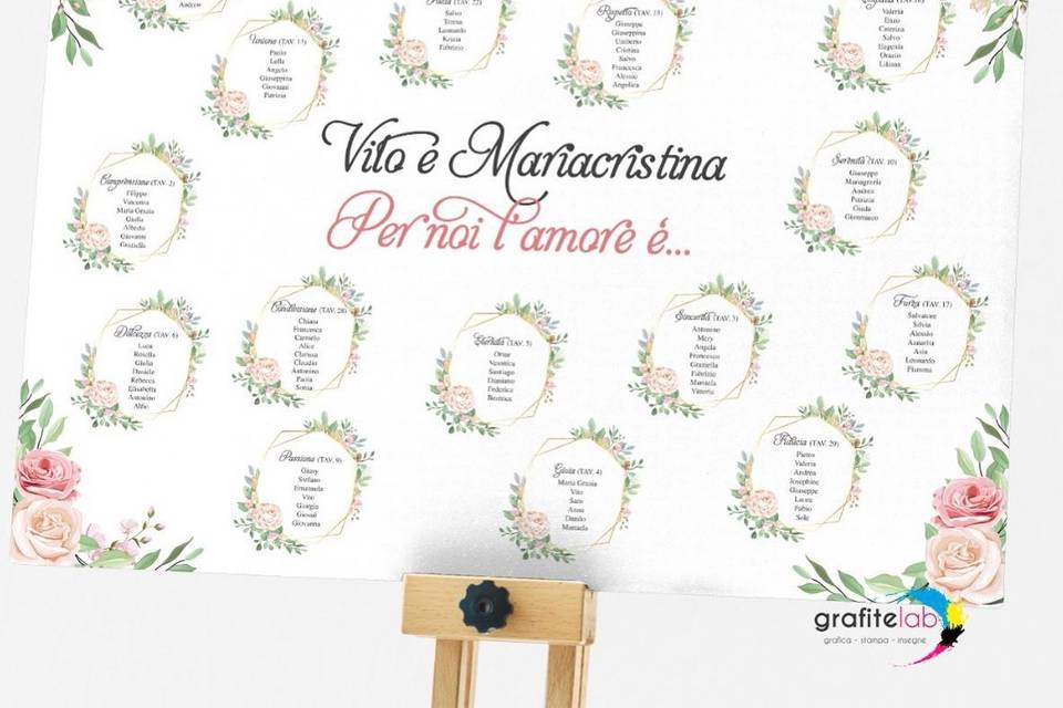 Tableau Posti Flower