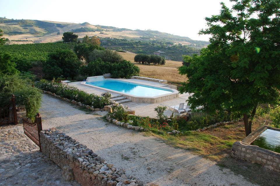 Veduta sulla piscina