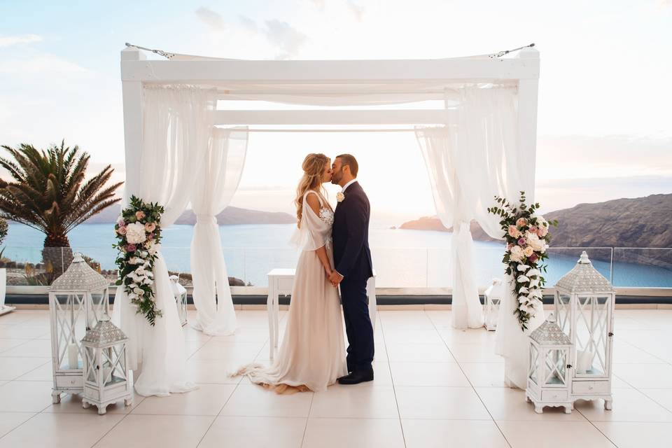 Matrimonio a Santorini