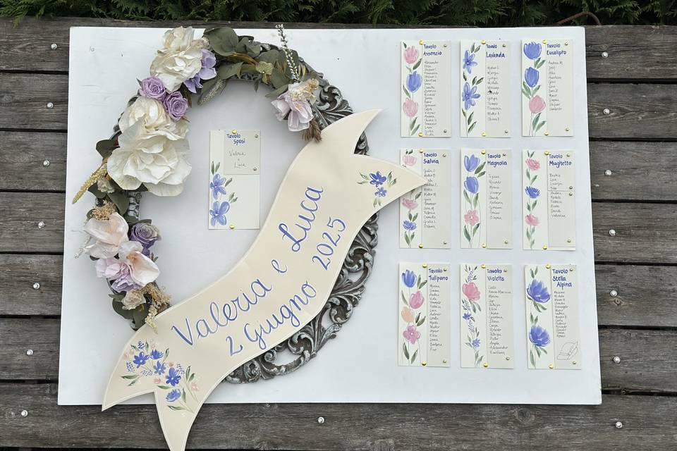 Tableau de marriage fatto a ma