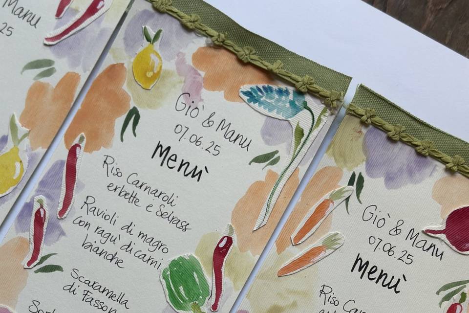 Menu’ fatti a mano