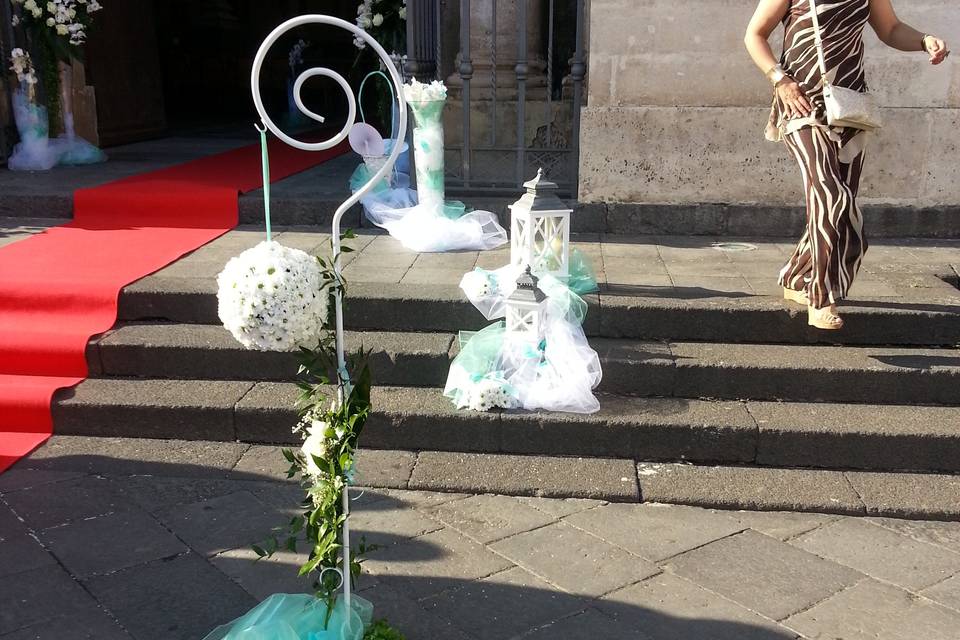 Bouquet sposo pendente con pha