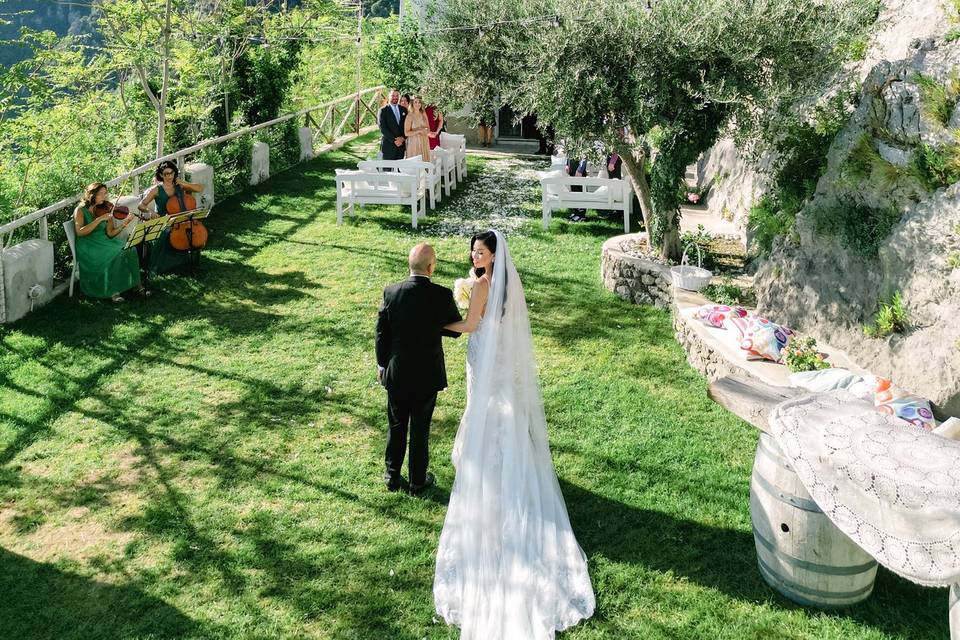 Amalfi coast ceremony