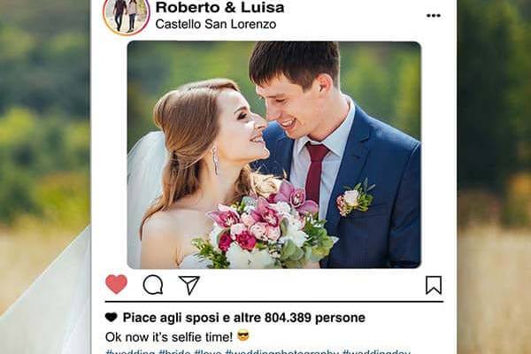 Cornice Instagram Matrimonio