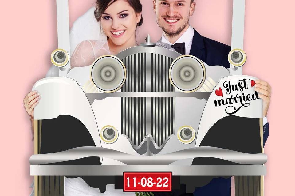Cornice Macchina Wedding