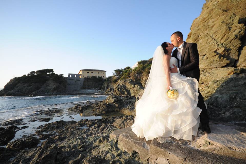 Bacio sul mare