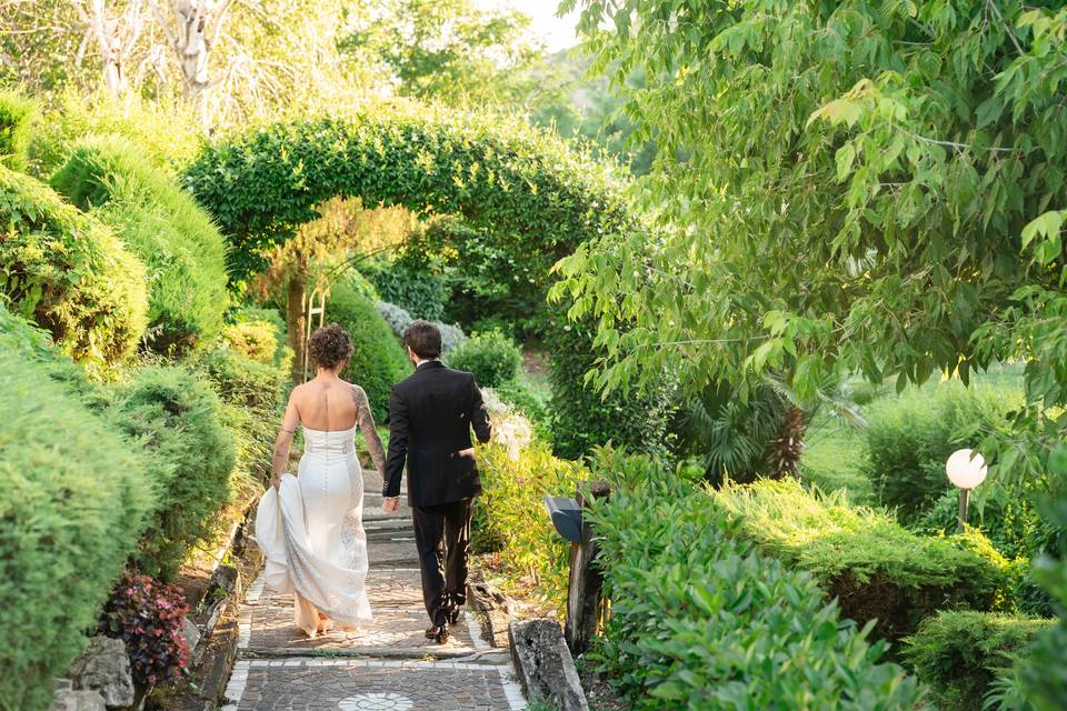L'ingresso del garden