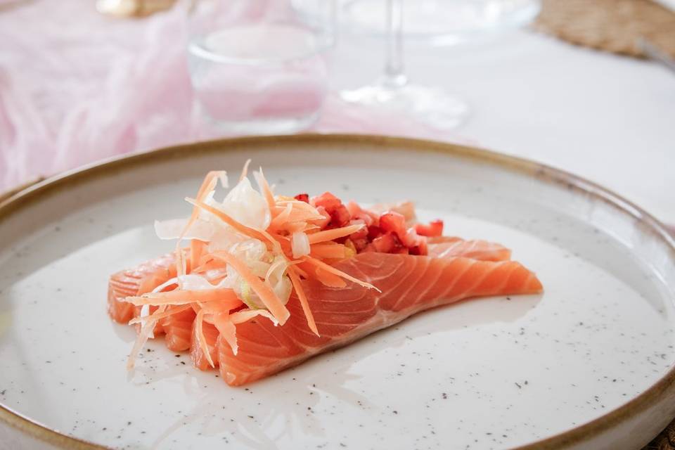Carpaccio di salmone