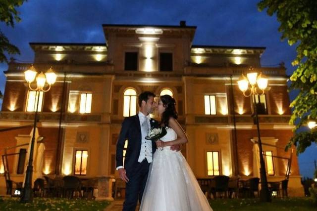 Sposi retro villa
