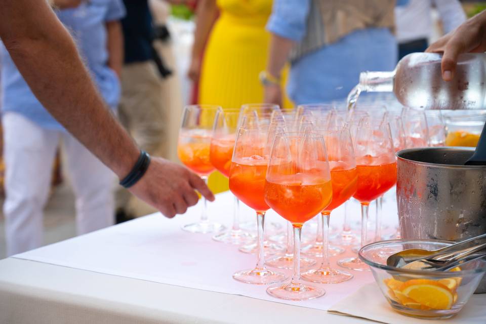 Aperol spritz di benvenuto