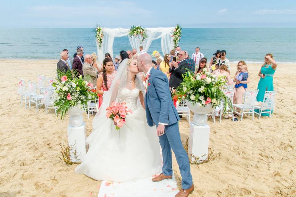 Matrimonio sulla spiaggia