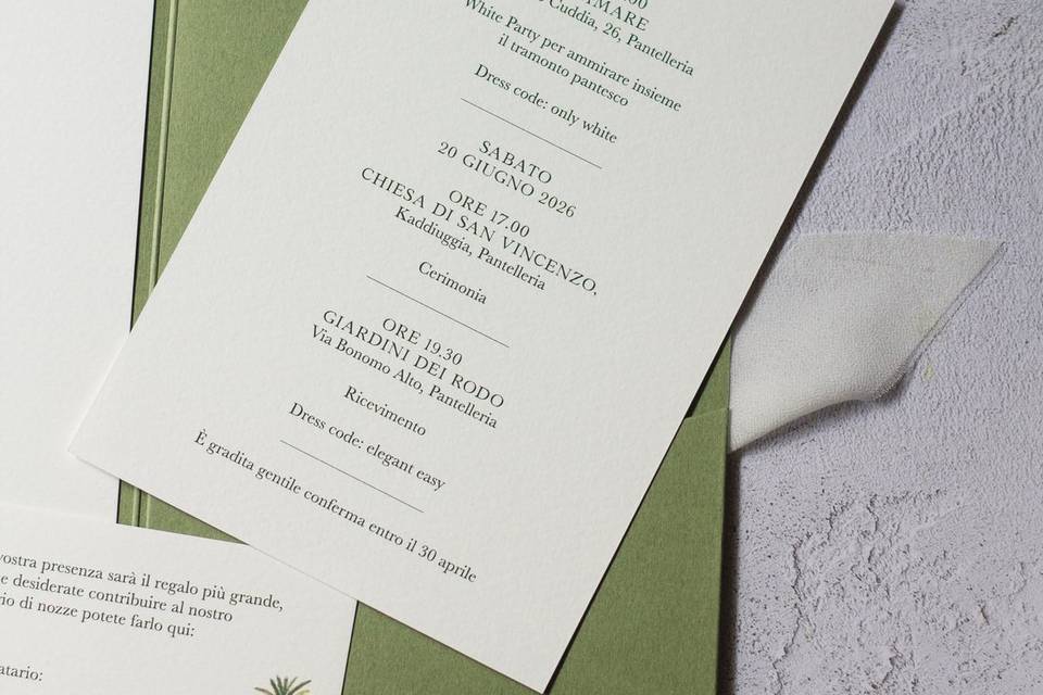Partecipazione personalizzata