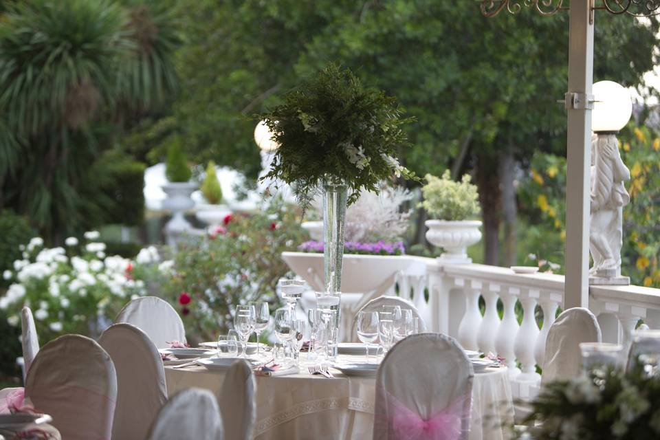 Terrazza in bianco