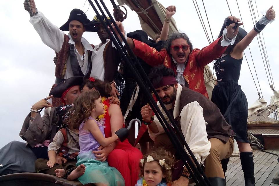Matrimonio a tema pirati