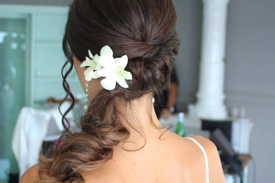 Hair laterale sposa