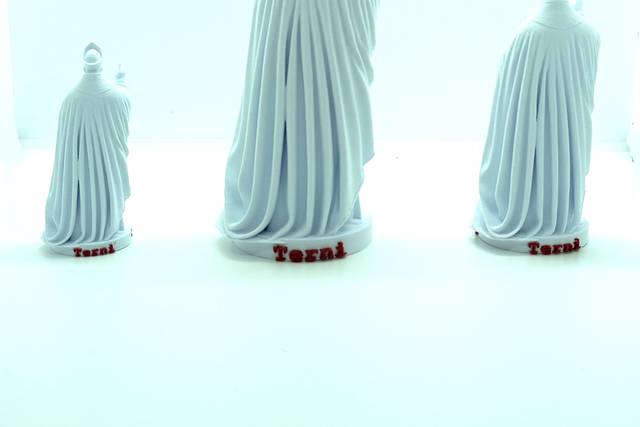 Statuine bianche retro