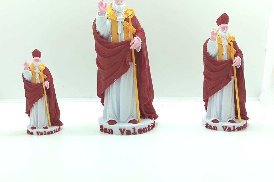Statuine dipinte fronte