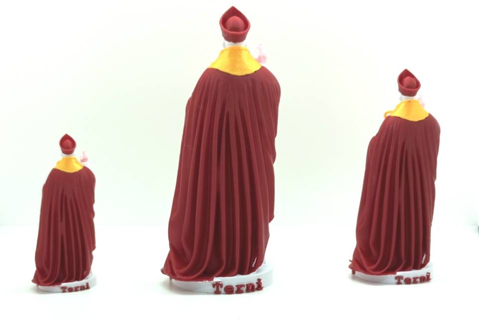 Statuine dipinte retro