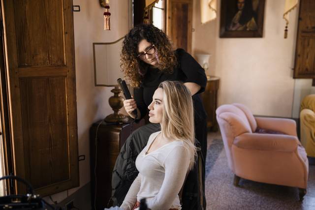 Preparazione sposa