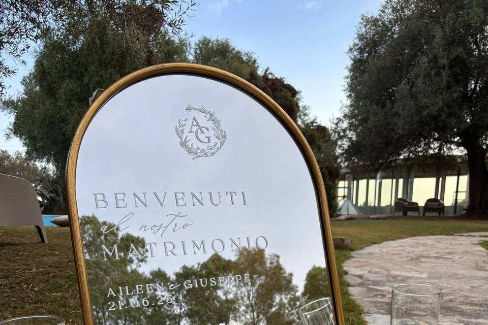 Lo specchio di benvenuto