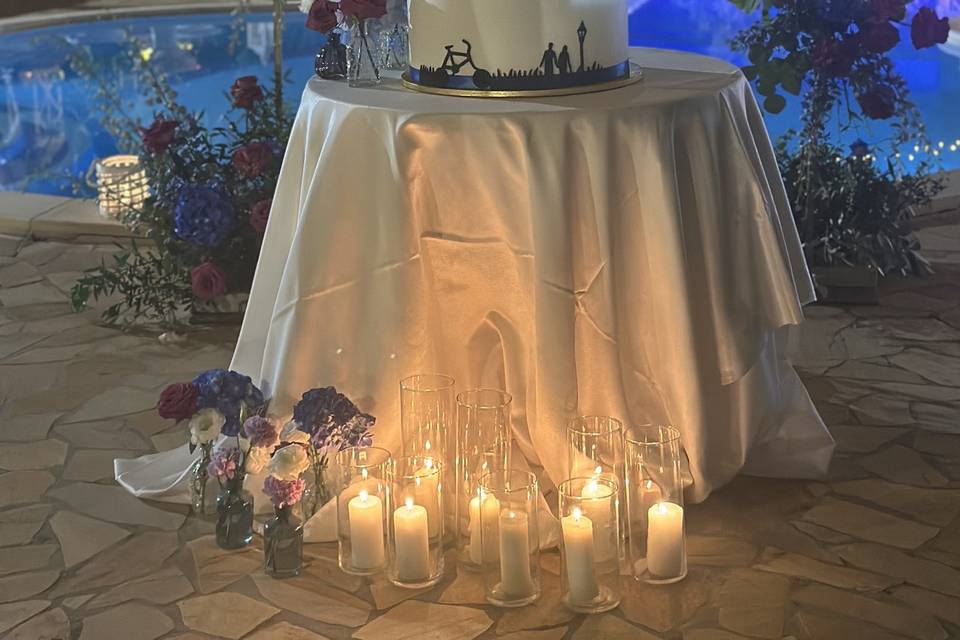 La wedding cake