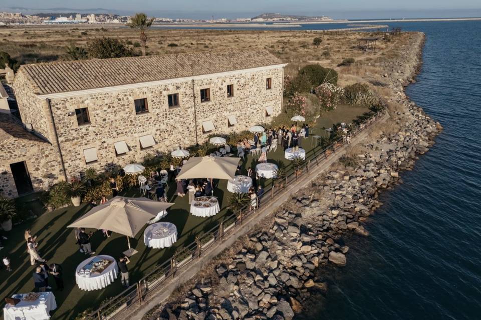 L’aperitivo sulla terrazza
