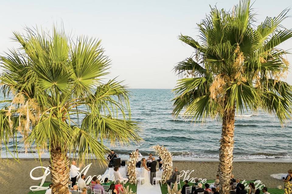 Beach wedding