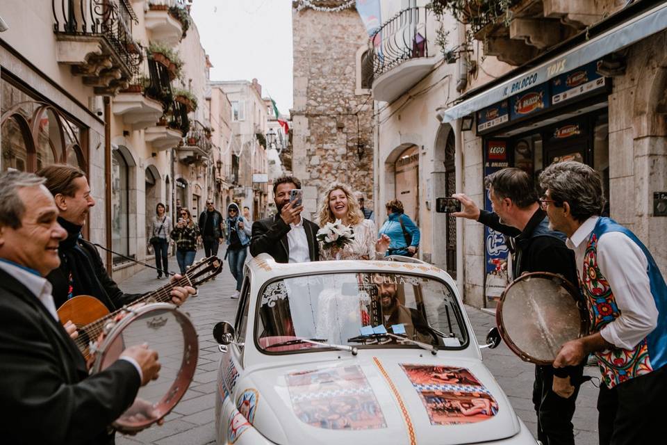 Elopement wedding, Sicilia
