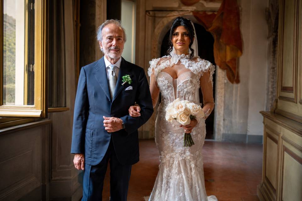 L’eleganza: bouquet di rose