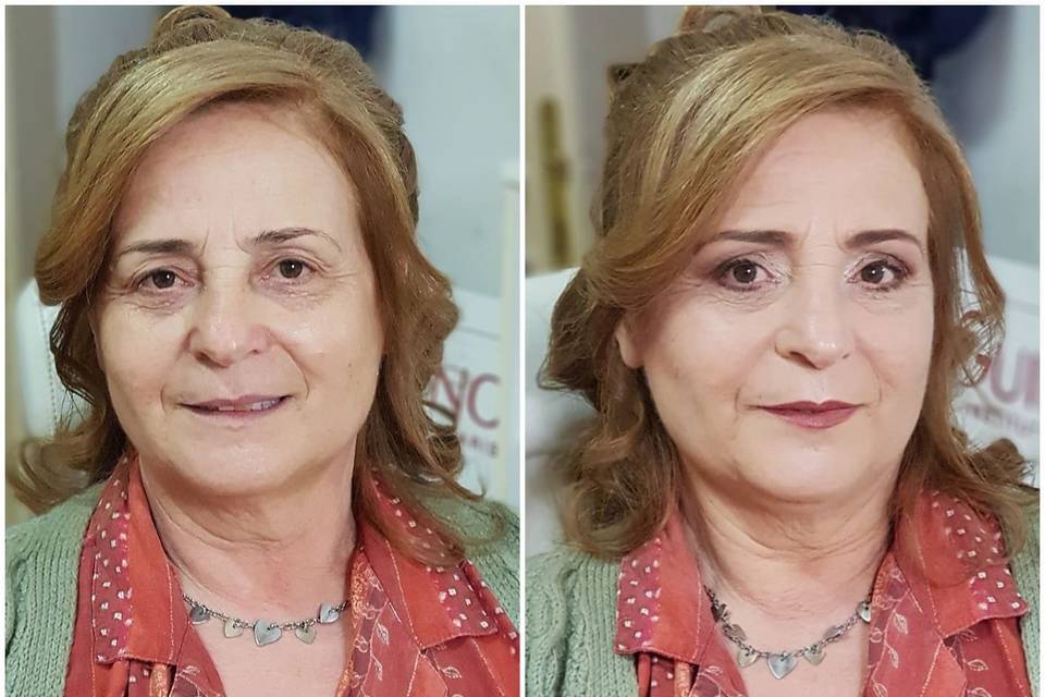 Trucco da sera prima dopo