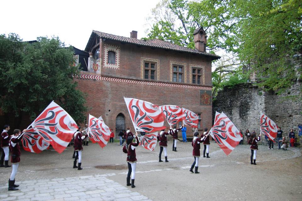 Giochi d'acqua e bandiere