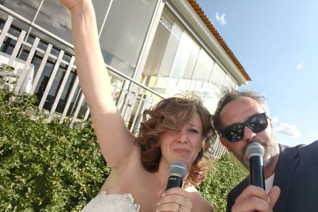 Musica dal vivo con la sposa