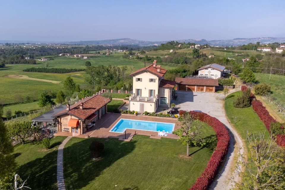 Villa dall'alto