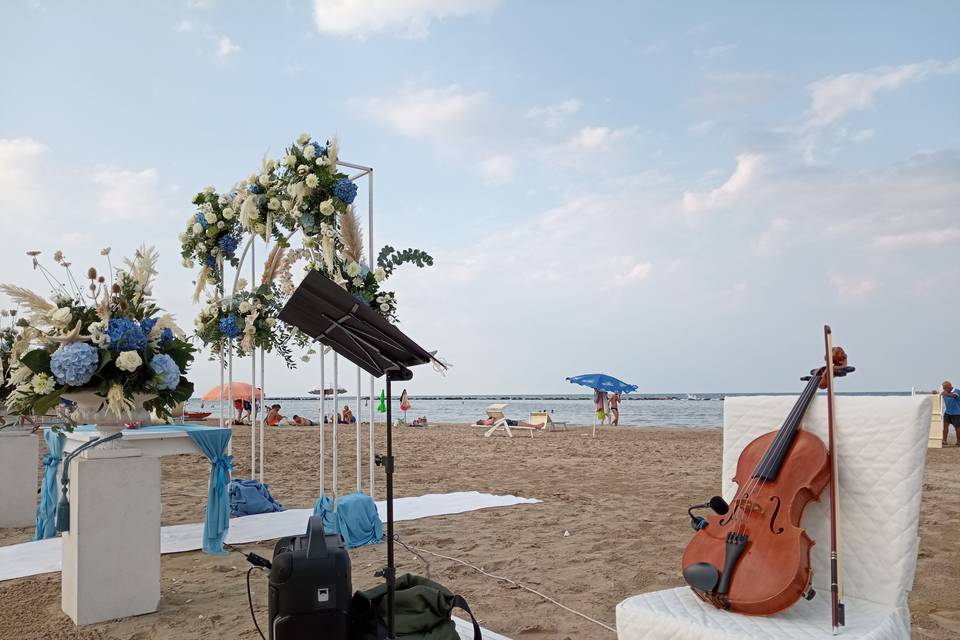 Cerimonia in spiaggia