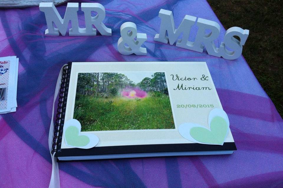 Guestbook corner