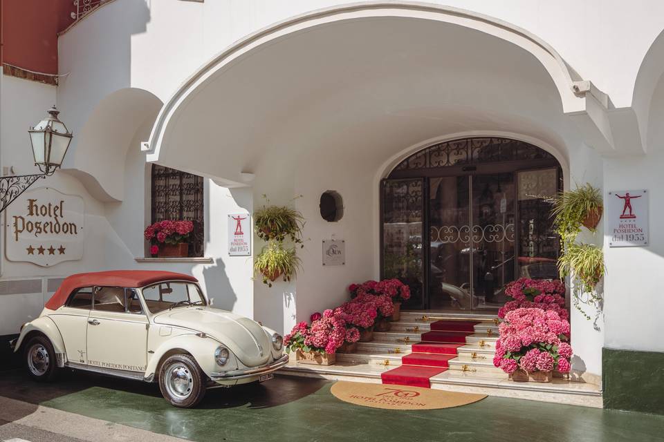 Entrance to Hotel Poseidon