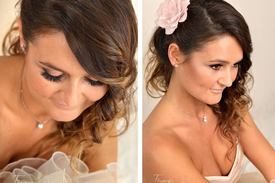 Trucco a ecconciatura sposa