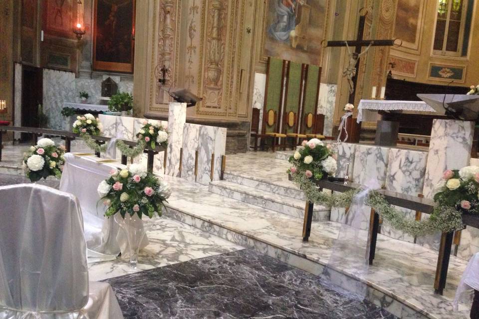 Allestimento chiesa